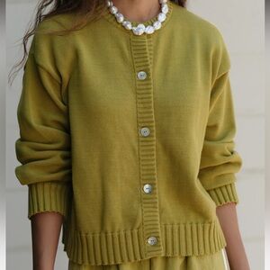 DONNI Cotton Knit Cardigan